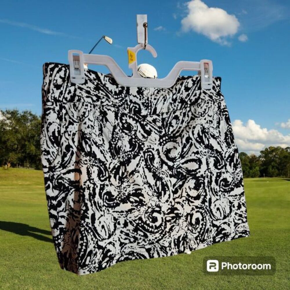 Courtenay Black & White Skort‎ Size  6 w99